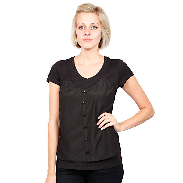 Gentle Fawn - Rise Women's Top, Black - The Giant Peach