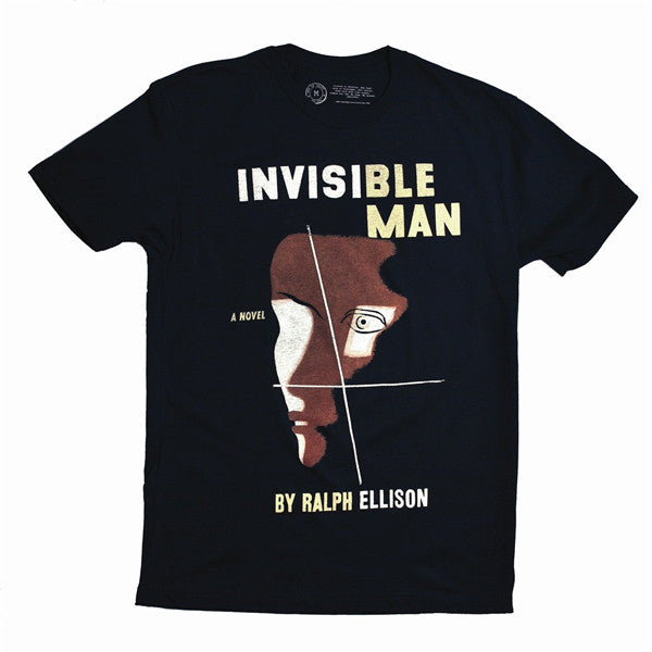 Out of Print - Invisible Man Men's Shirt, Black - The Giant Peach