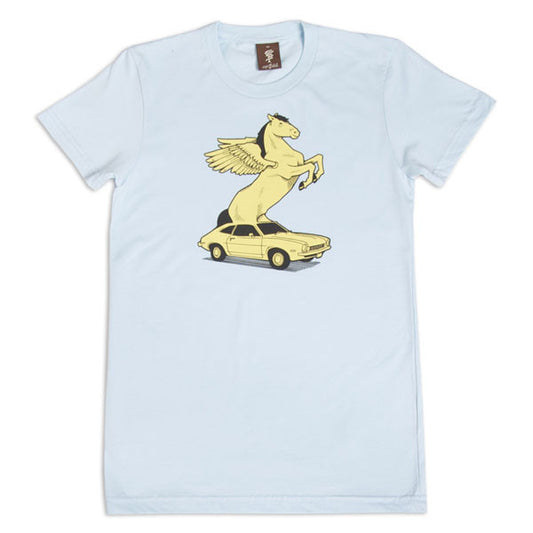 SuperFishal - Pony Power Women's Shirt, Light Blue - The Giant Peach