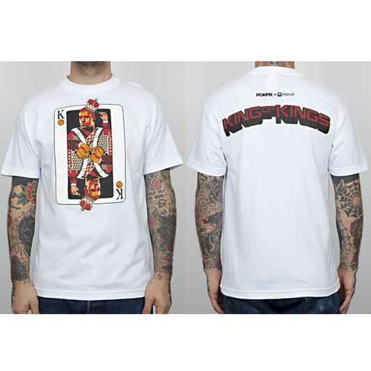 pckpr - King Of Kings Men's Shirt, White - The Giant Peach