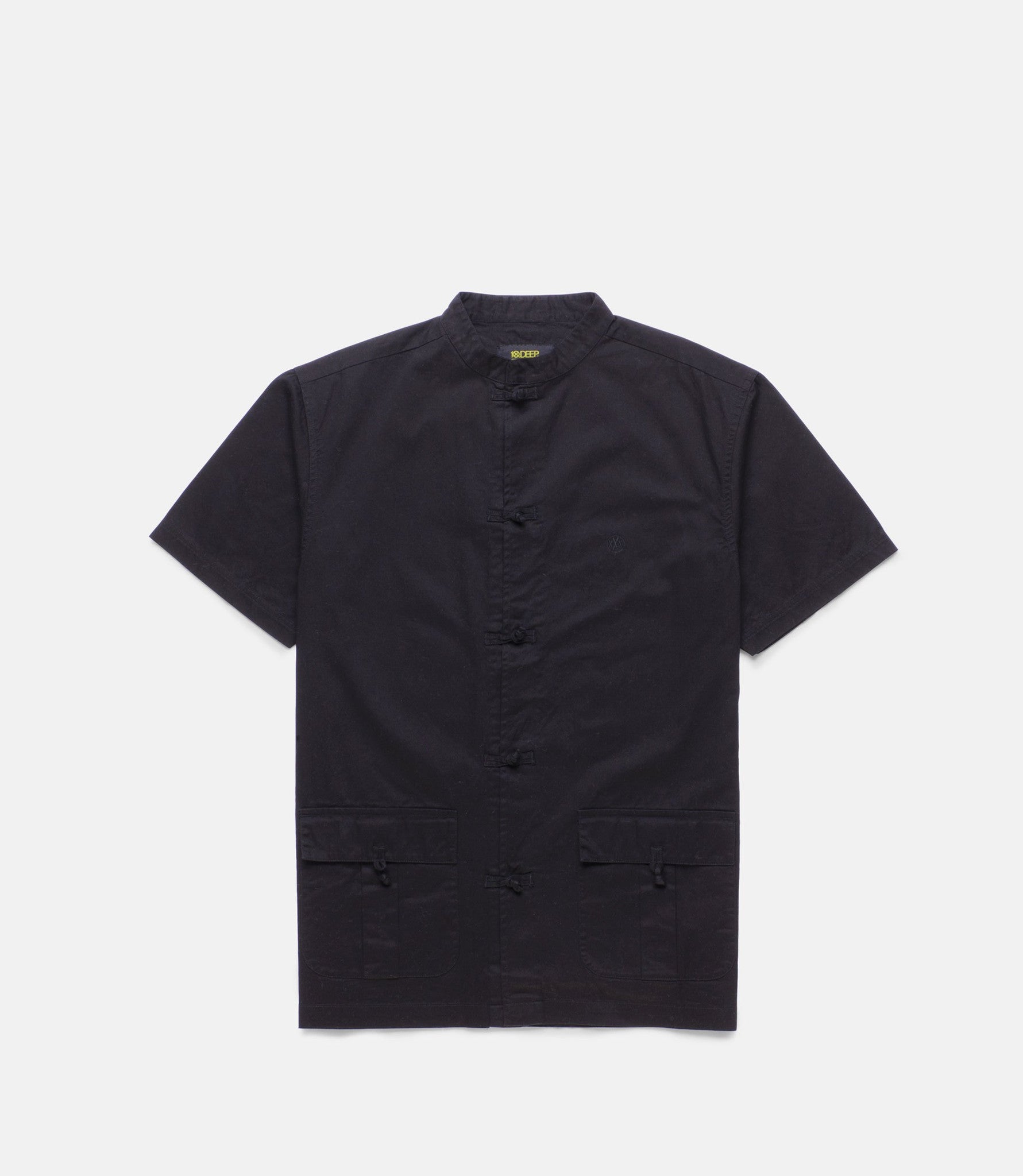 10Deep - Bonzai S/S Men's Work Shirt, Black - The Giant Peach