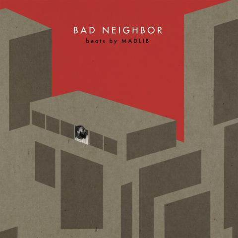 MED, Blu, Madlib - Bad Neighbor Instrumentals, 2xLP + Download Card - The Giant Peach