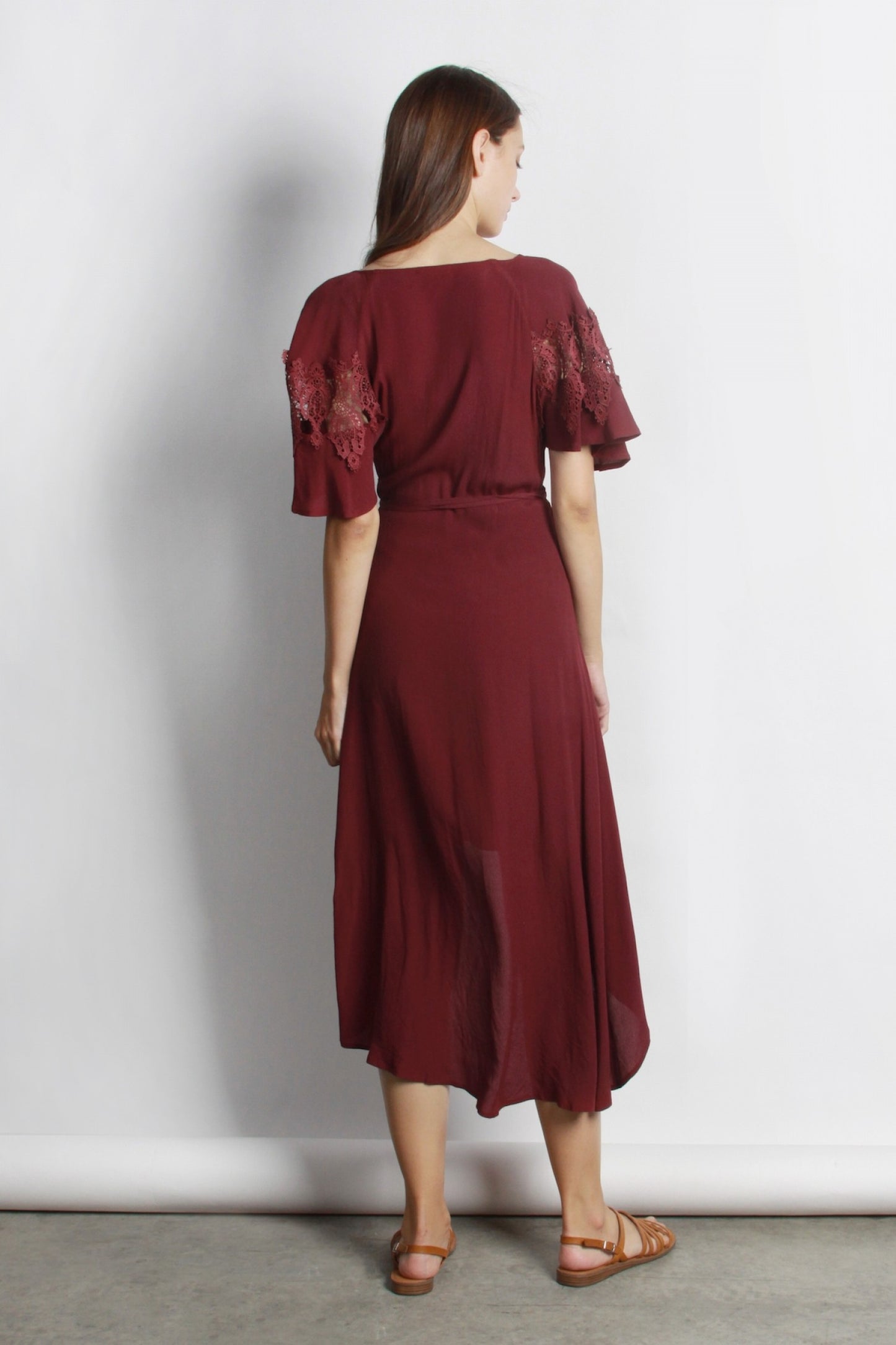 MOD REF - The Amber Dress, Burgundy