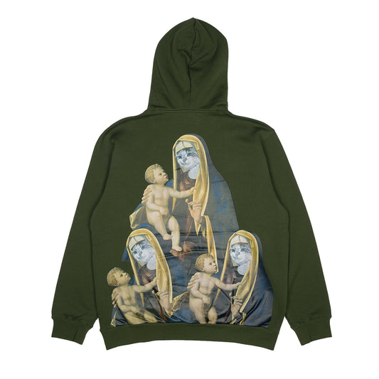 RIPNDIP - Madonna Men's Hoodie, Olive - The Giant Peach