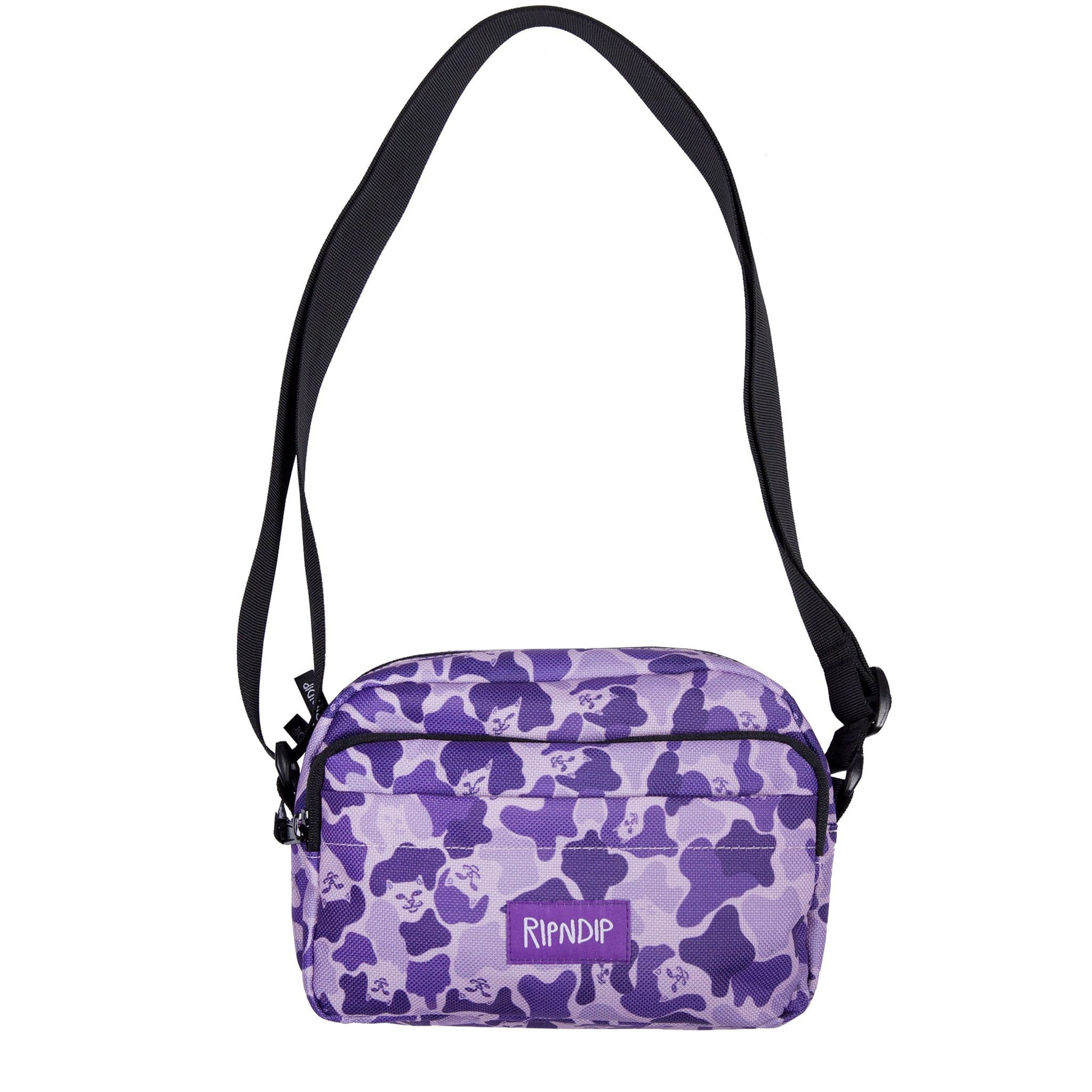 RIPNDIP Invisible Shoulder Bag, Purple Camo – The Giant Peach