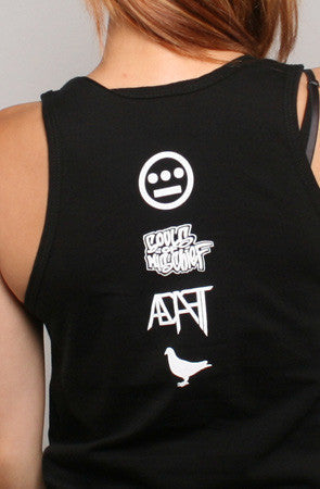 Adapt x Souls of Mischief - 93 'til Infinity Women's Tank Top, Black - The Giant Peach