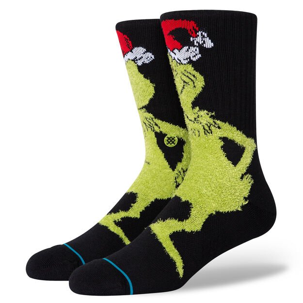 Stance - Mr. Grinch Men's Socks, Black
