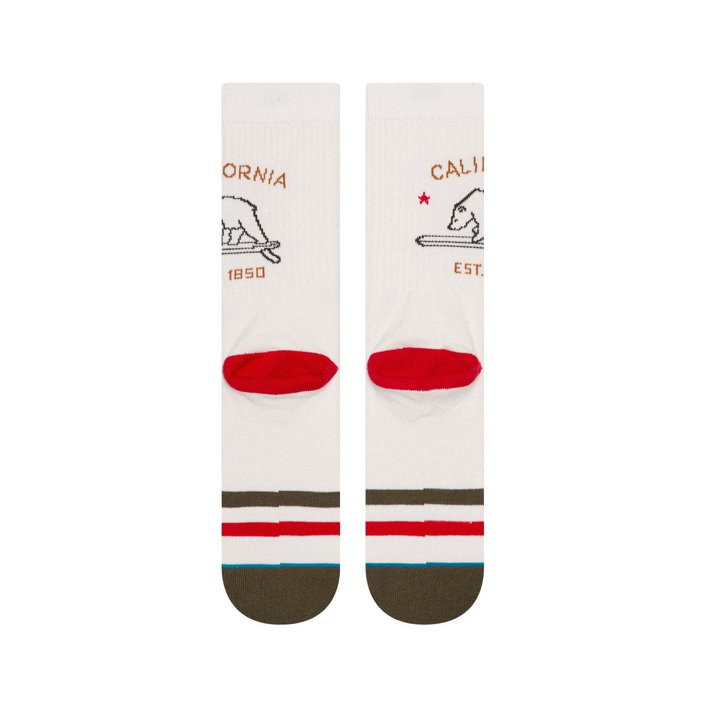 Stance - California Republic Men's Socks, Cream