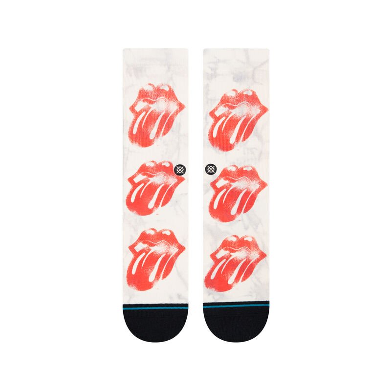 Stance x The Rolling Stones - Licks Men's Socks, Off White