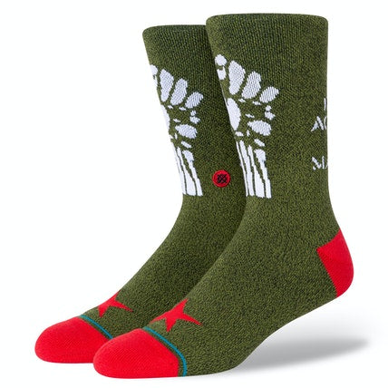 Stance x Rage Against The Machine - Renegades Men's Socks, Army Green