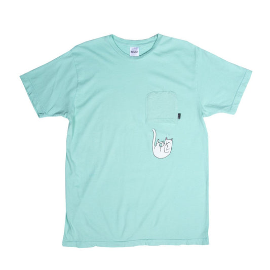 RIPNDIP - Falling For Nermal Men's Pocket Tee, Mint - The Giant Peach