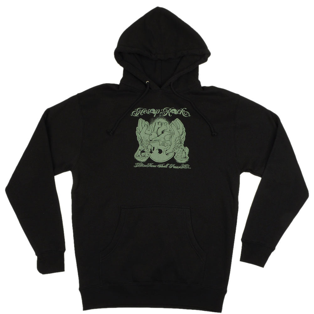 Aesop Rock - None Shall Pass Men's Hoodie, Black - The Giant Peach