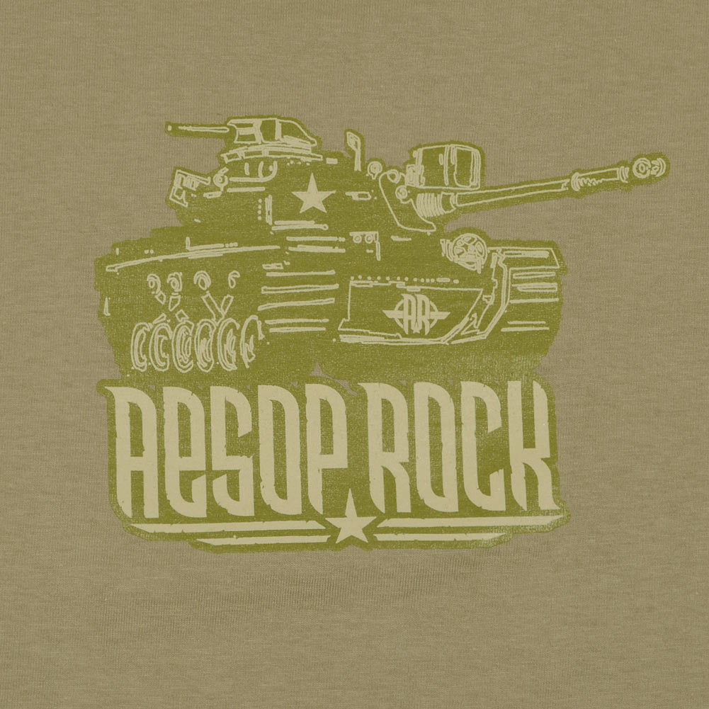 Aesop Rock - Tank Shirt, Khaki - The Giant Peach