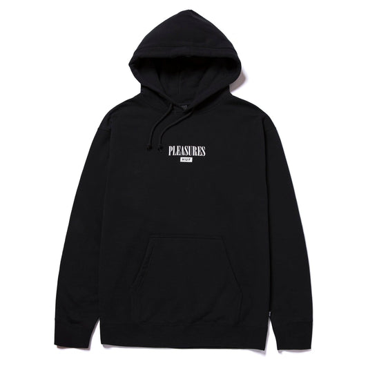 HUF x Pleasures - Beetle Men's Pullover Hoodie, Black
