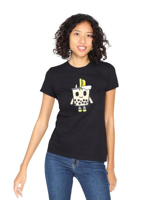 tokidoki x gudetama - Bobatama Women's Tee, Black