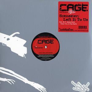 Cage - Scenester b/w Left It To Us, 12" Vinyl - The Giant Peach