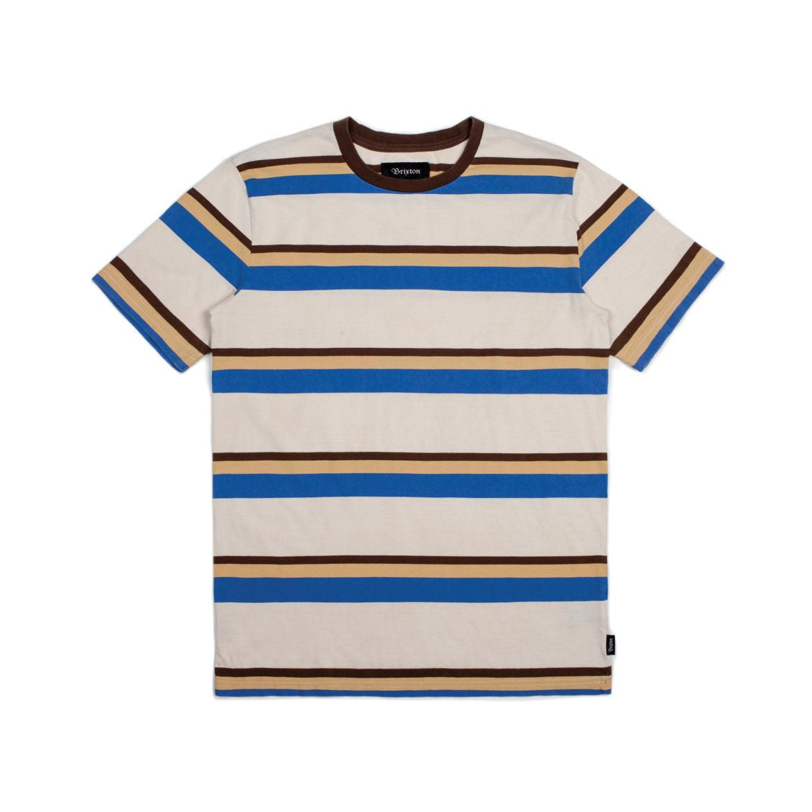 Brixton - Clive Men's S/S Knit Tee, Off White - The Giant Peach