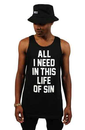 Adapt x Breezy Excursion - All I Need Men's Tank Top, Black - The Giant Peach