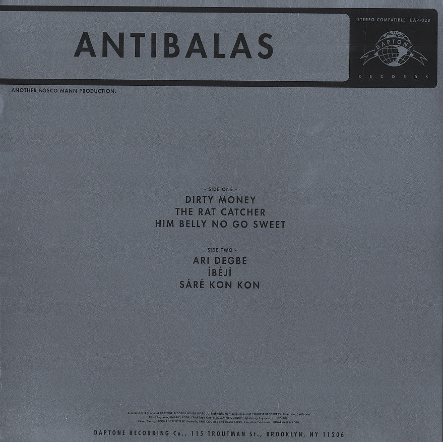 Antibalas - Antibalas, LP Vinyl w/ Download Code - The Giant Peach