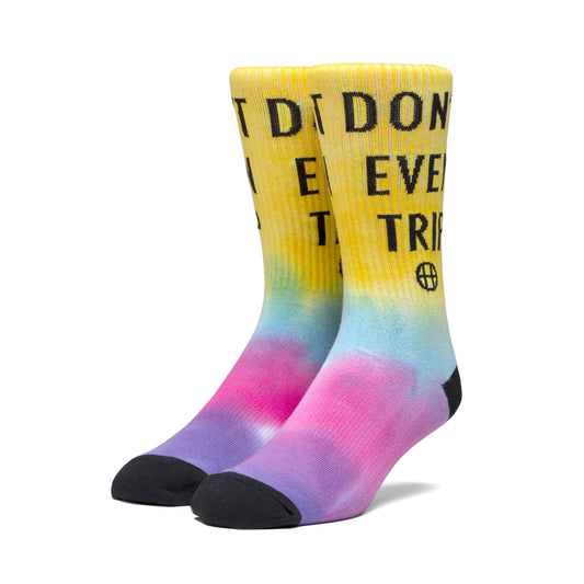 HUF - Don't Trip Socks, Blazing Yellow