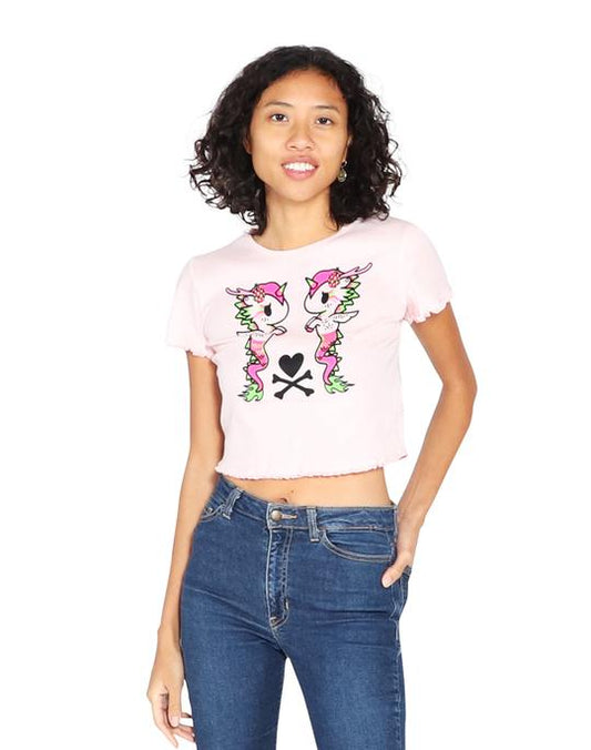tokidoki - Dragon Fruit Women's Crop Top, Pink