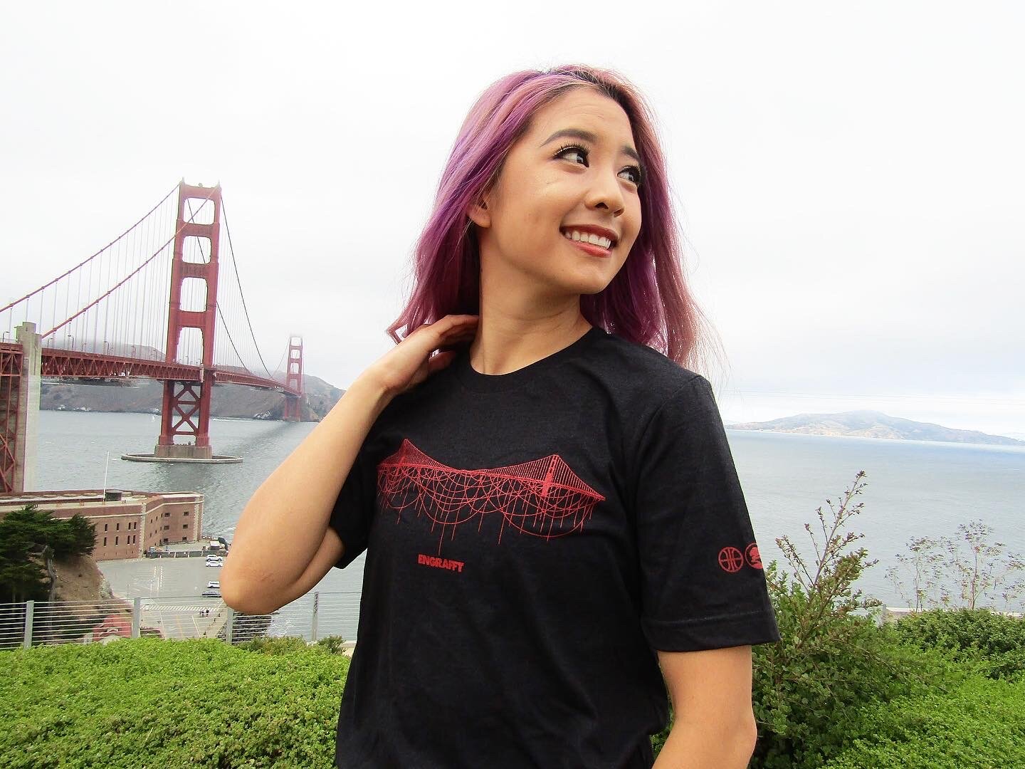 ENGRAFFT - Golden Gate Drip Men's Tee