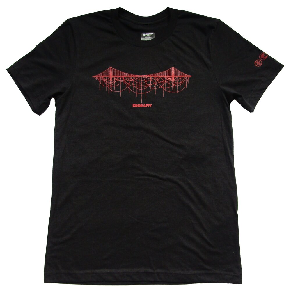 ENGRAFFT - Golden Gate Drip Men's Tee