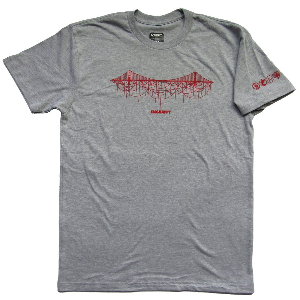 ENGRAFFT - Golden Gate Drip Men's Tee