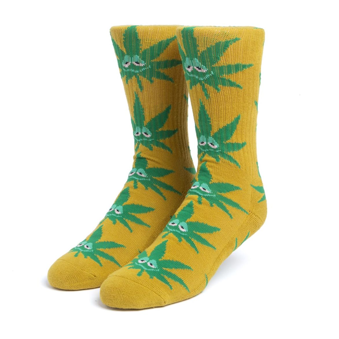 HUF - Green Buddy Socks, Warm Beige