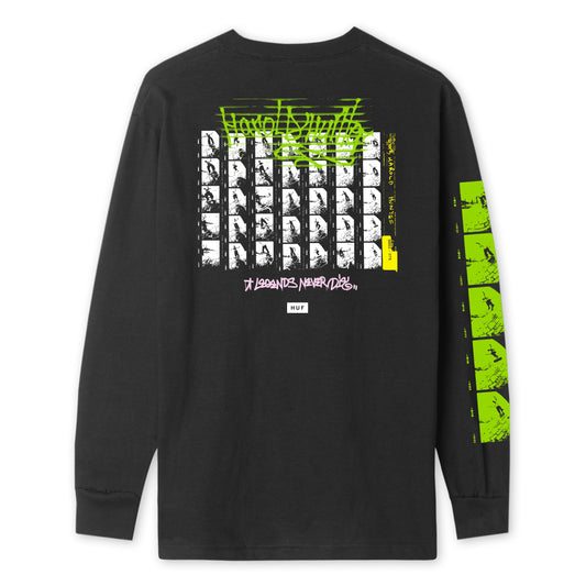 HUF x Harold Hunter Foundation 2019 Men's L/S Tee, Black