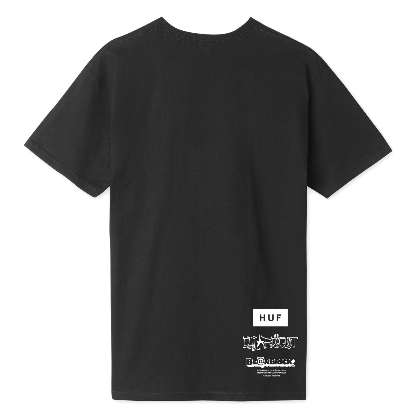 HUF x Phil Frost x Be@rbrick S/S Men's Tee, Black