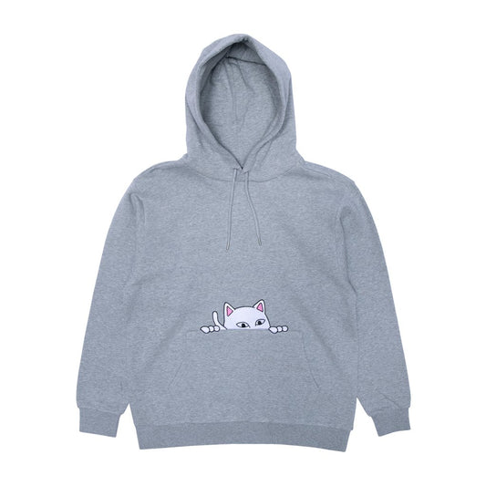 RIPNDIP - Peeking Nermal Men's Hoodie, Heather Grey