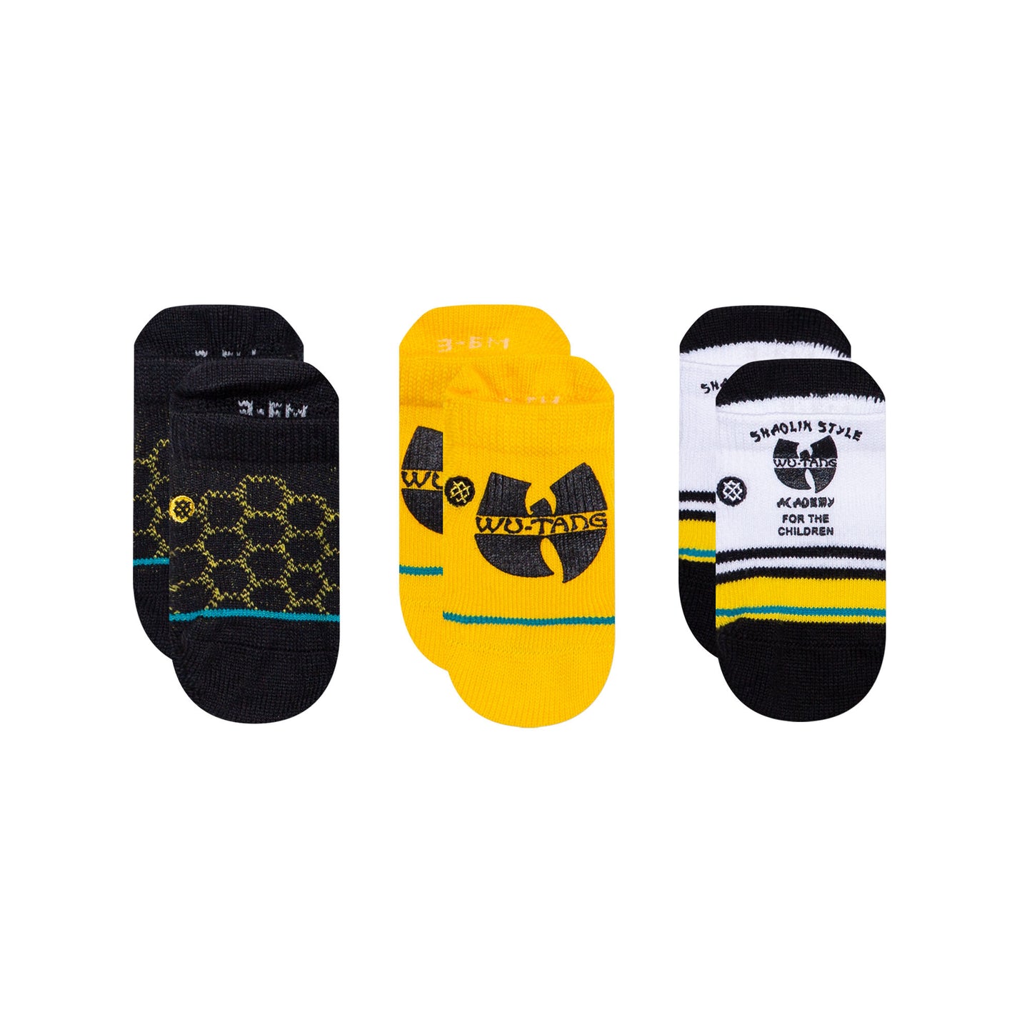 Stance x Wu-Tang Clan - Wu-Tang 3 Pack Baby Socks, Multi
