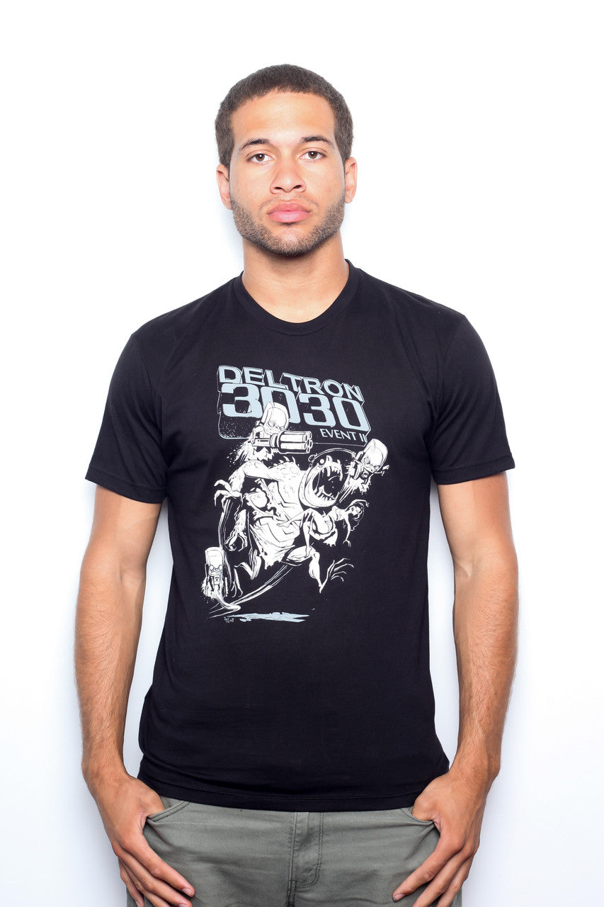 Deltron 3030 - Invasion of the Year Men's Shirt, Black - The Giant Peach