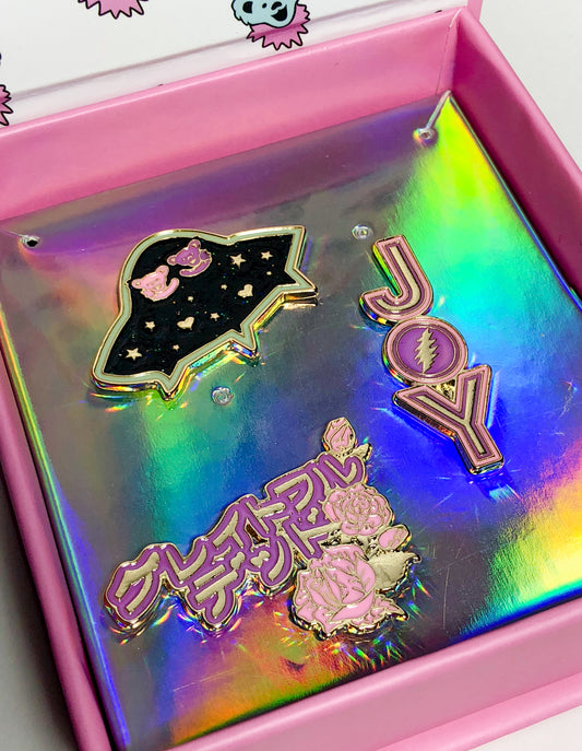 TRiXY STARR X GRATEFUL DEAD - Pin set, gold