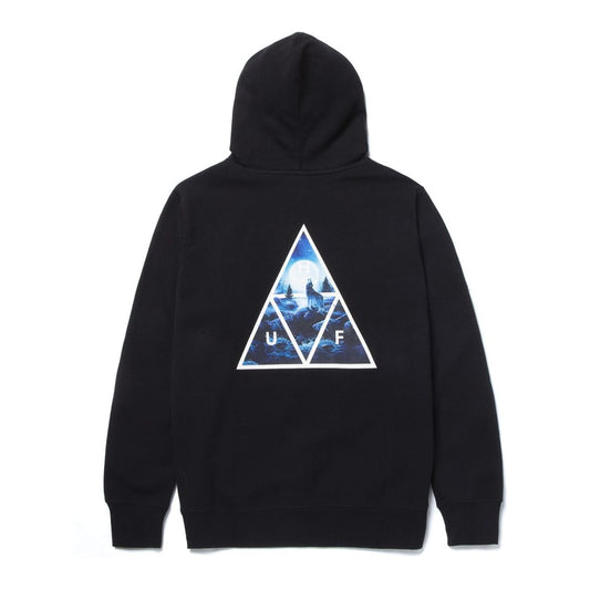 HUF - Lupus Noctem Hoodie, Black