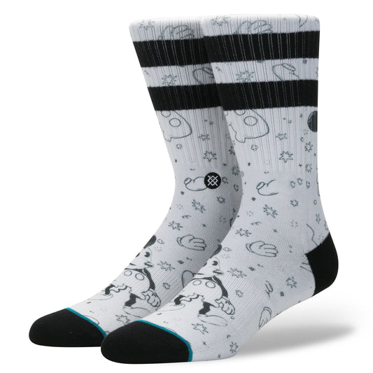 Stance x Disney - Millard Mouse Men's Socks, White - The Giant Peach