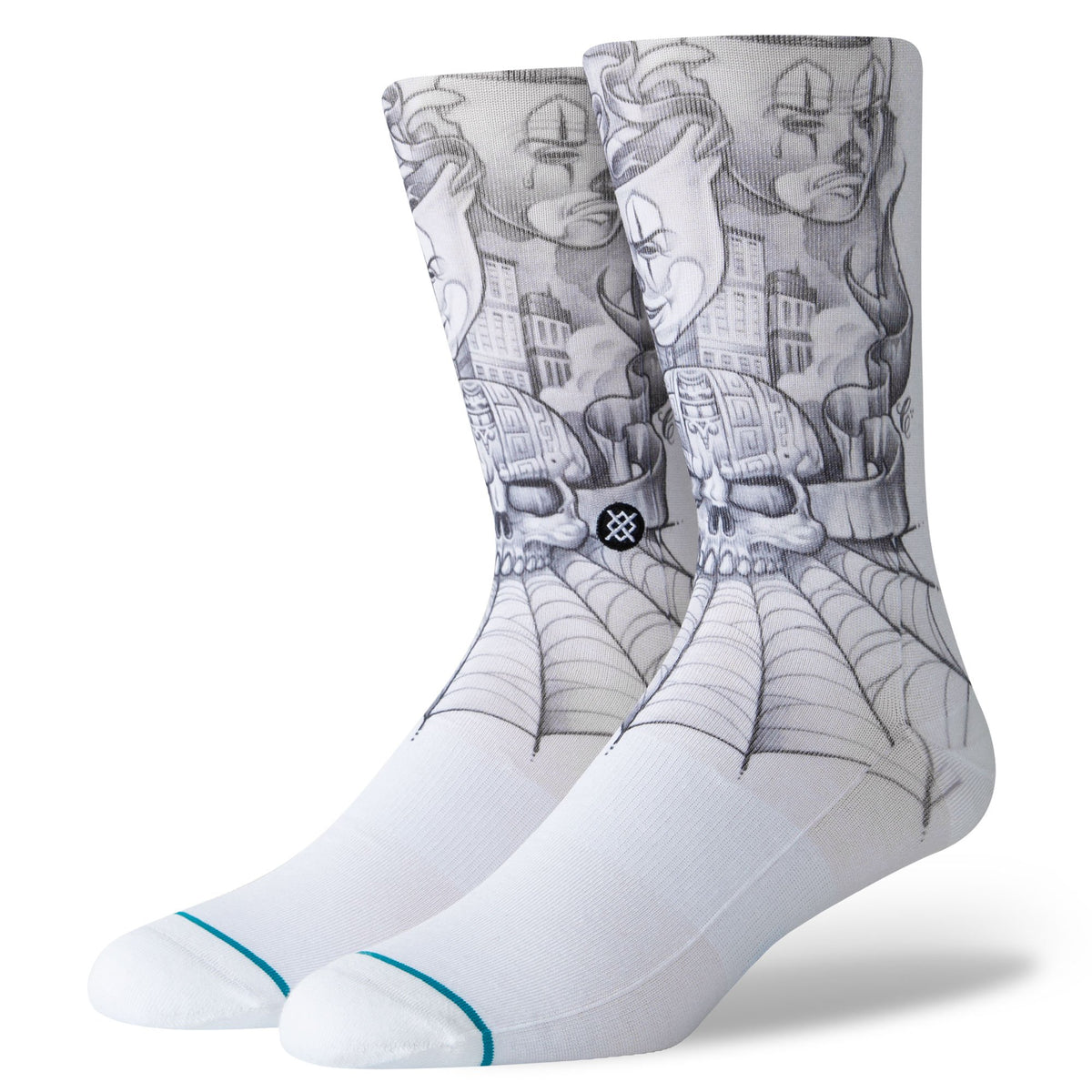Stance x Mister Cartoon - Toonz Men's Socks, White