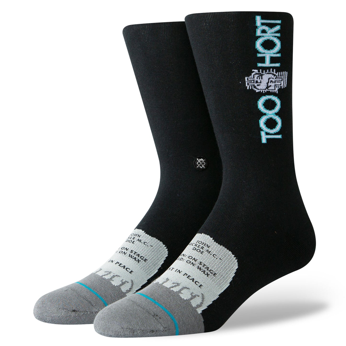 Stance x Too Short - Too $hort Men's Socks, Black