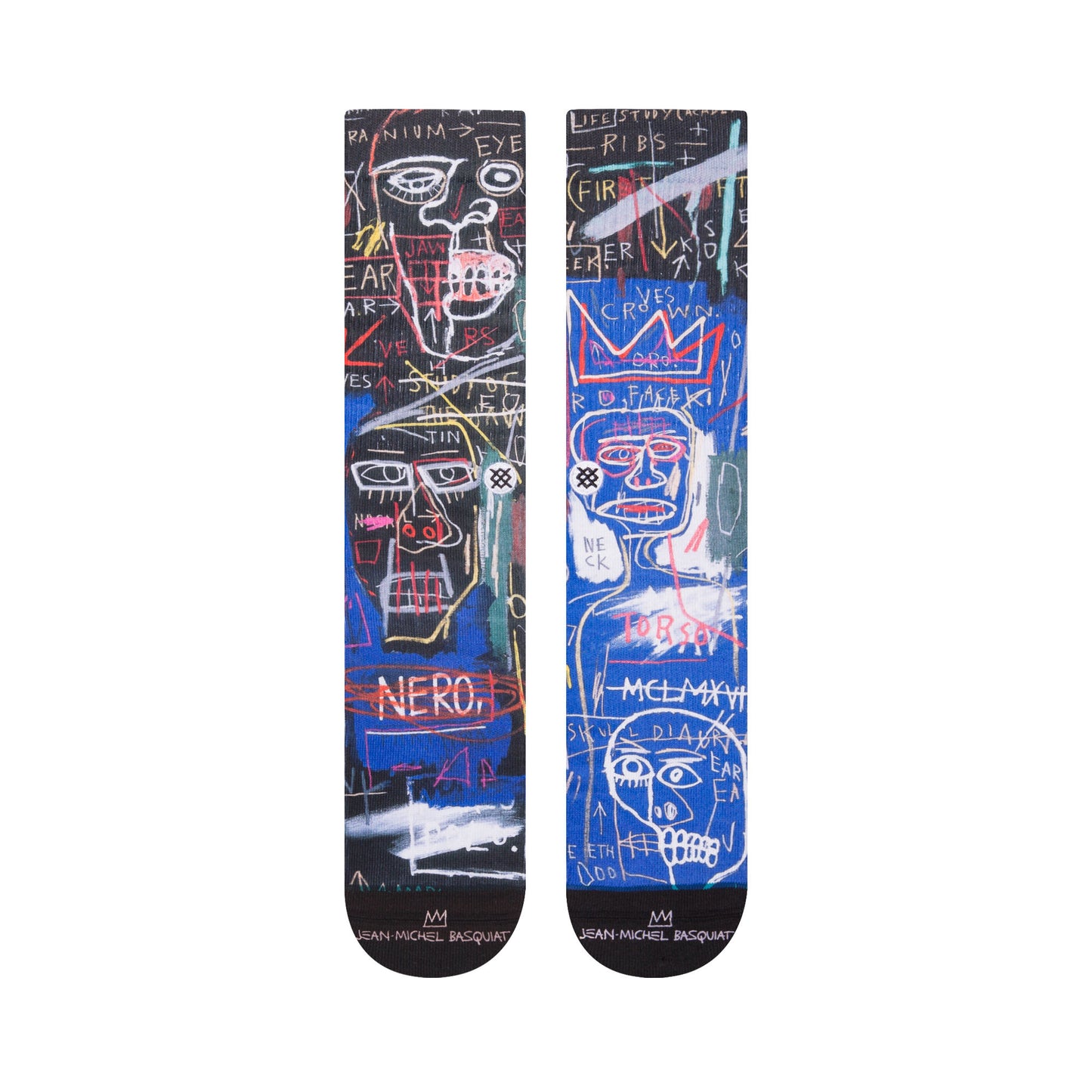 Stance x Basquiat - Anatomy Men's Socks, Black