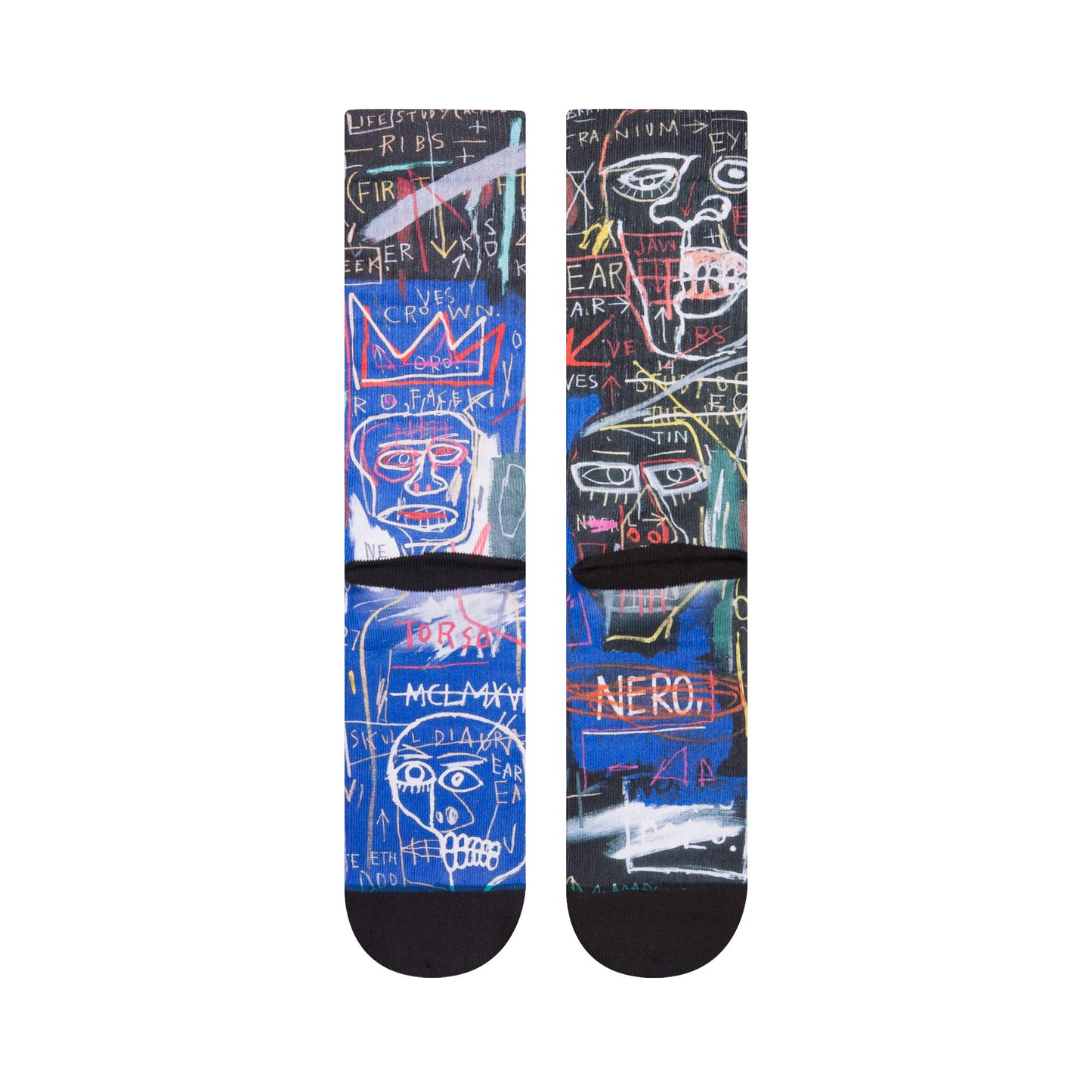 Stance x Basquiat - Anatomy Men's Socks, Black