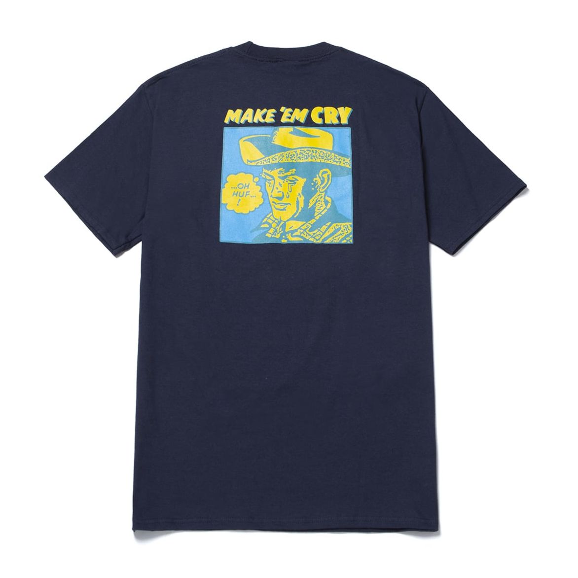 HUF - Make Em Cry Dude Men's Tee, French Navy