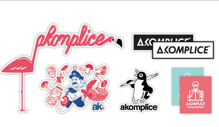 Akomplice - Sticker Pack - The Giant Peach