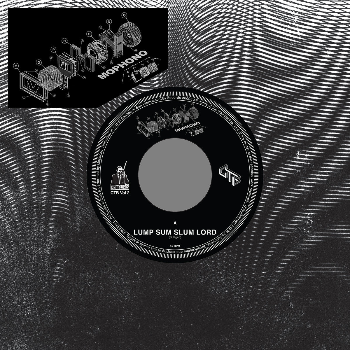 Mophono - Lump Sum Slum Lord 7" vinyl