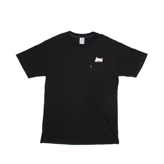 RIPNDIP - Lord Nermal Men's Pocket Tee, Black - The Giant Peach