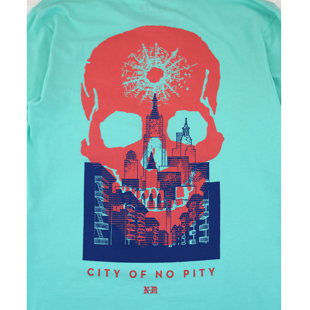 Never Made - City No Pity Men's Shirt, Mint