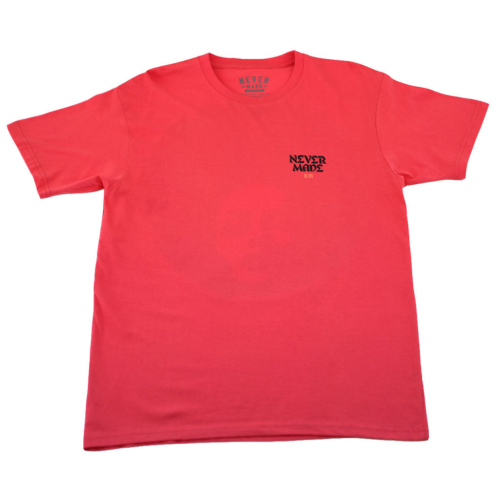 Never Made - Fro Peace Men's Shirt, Coral