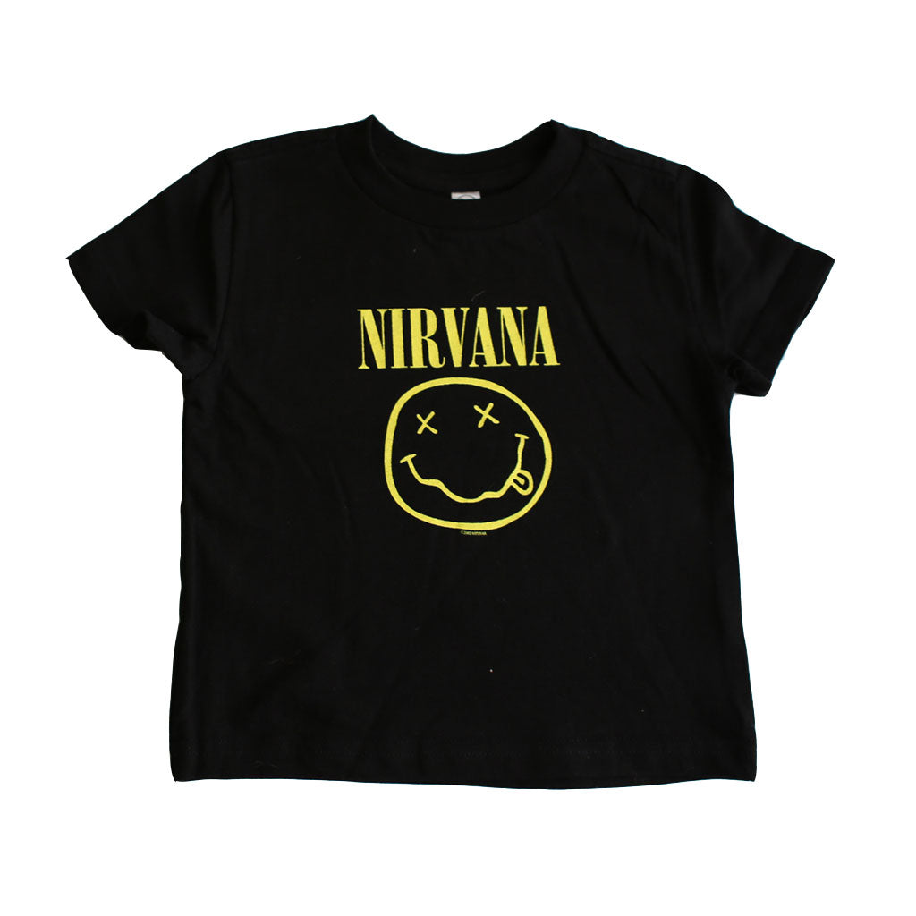 Nirvana - Smile Toddler Tee, Black