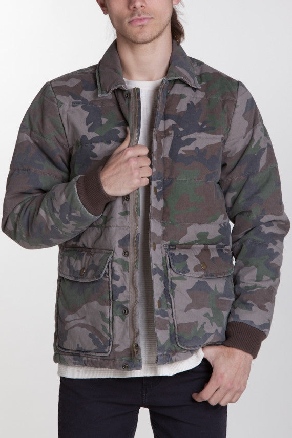 OBEY - Hunted Men's Jacket, Field Camo - The Giant Peach