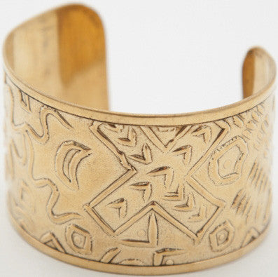 OBEY - Nomad Cuff Bracelet, Antique Gold - The Giant Peach